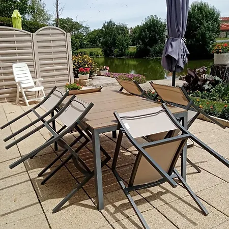 Vakantiehuis Marais Poitevin Nature Et Serein Vue Imprenable Sur La Riviere Calme Absolu Ideal Pour Familles Couples Voyageurs *